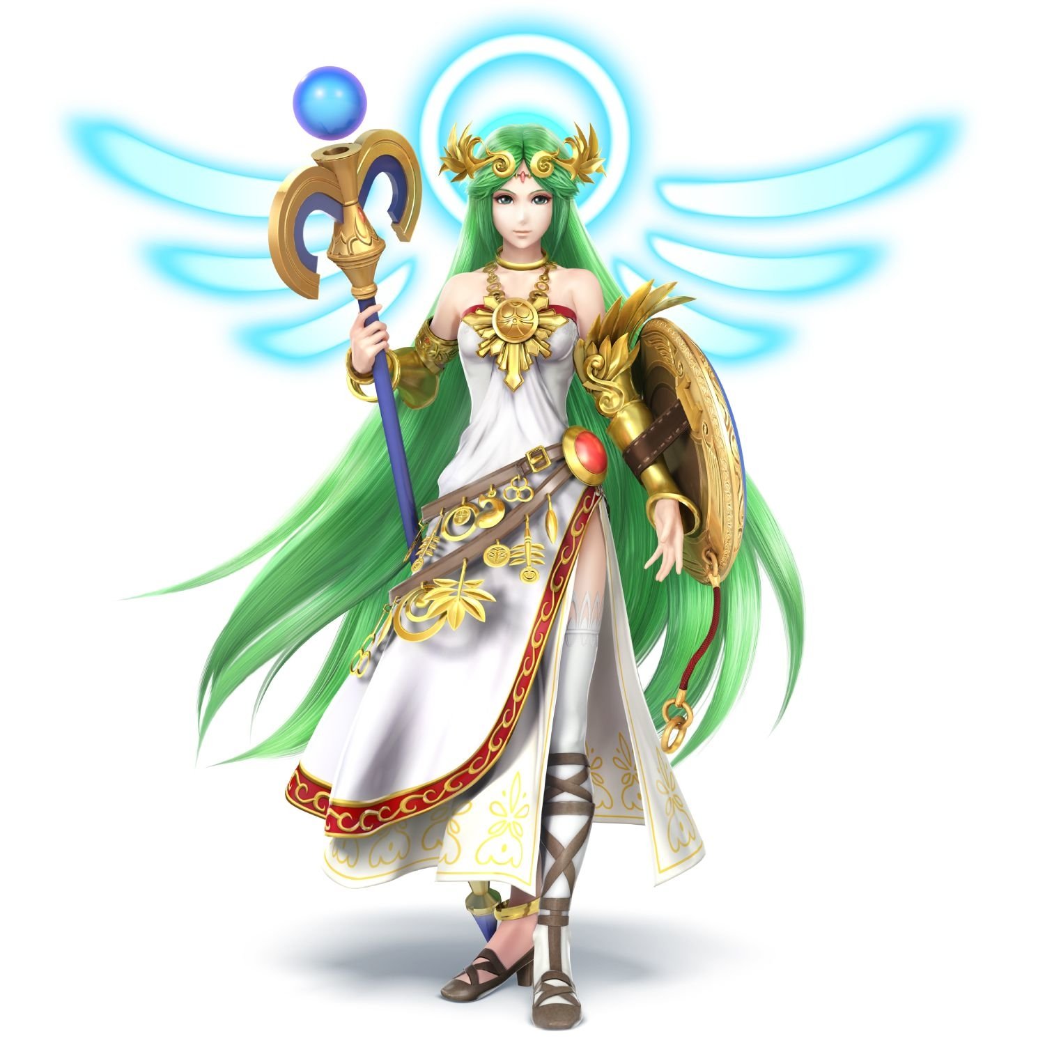 Download Palutena (Kid Icarus) Video Game Super Smash Bros. For Nintendo 3DS And Wii U Angel Fantasy Art