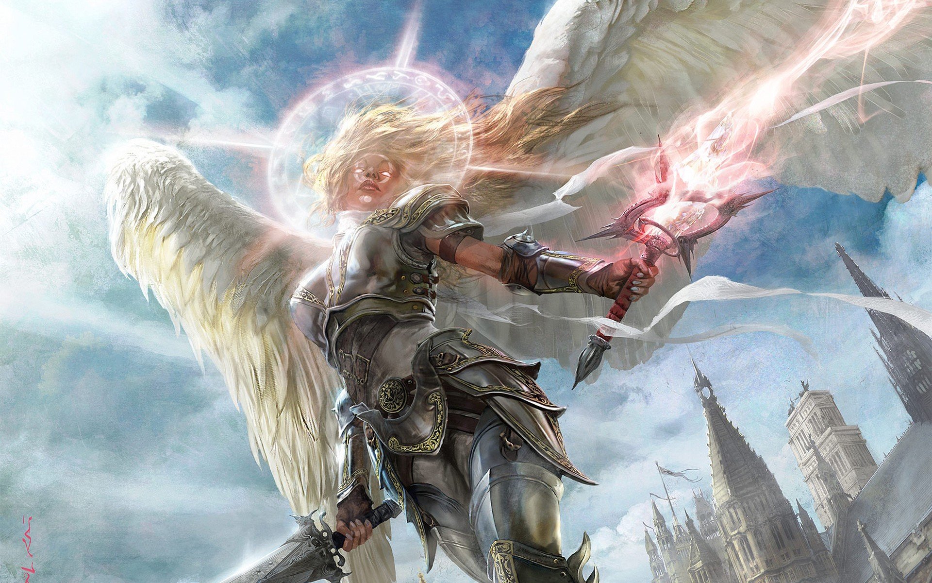 Download Fantasy Angel Warrior Art