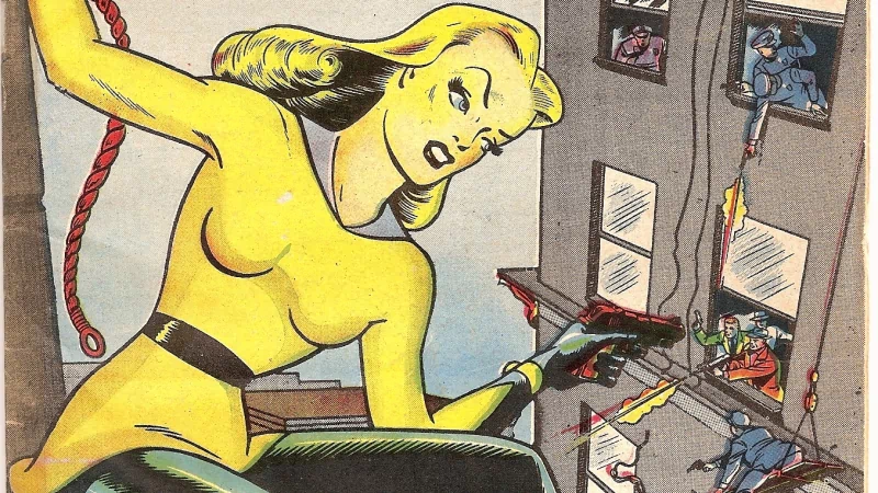 Comic sun girl Image