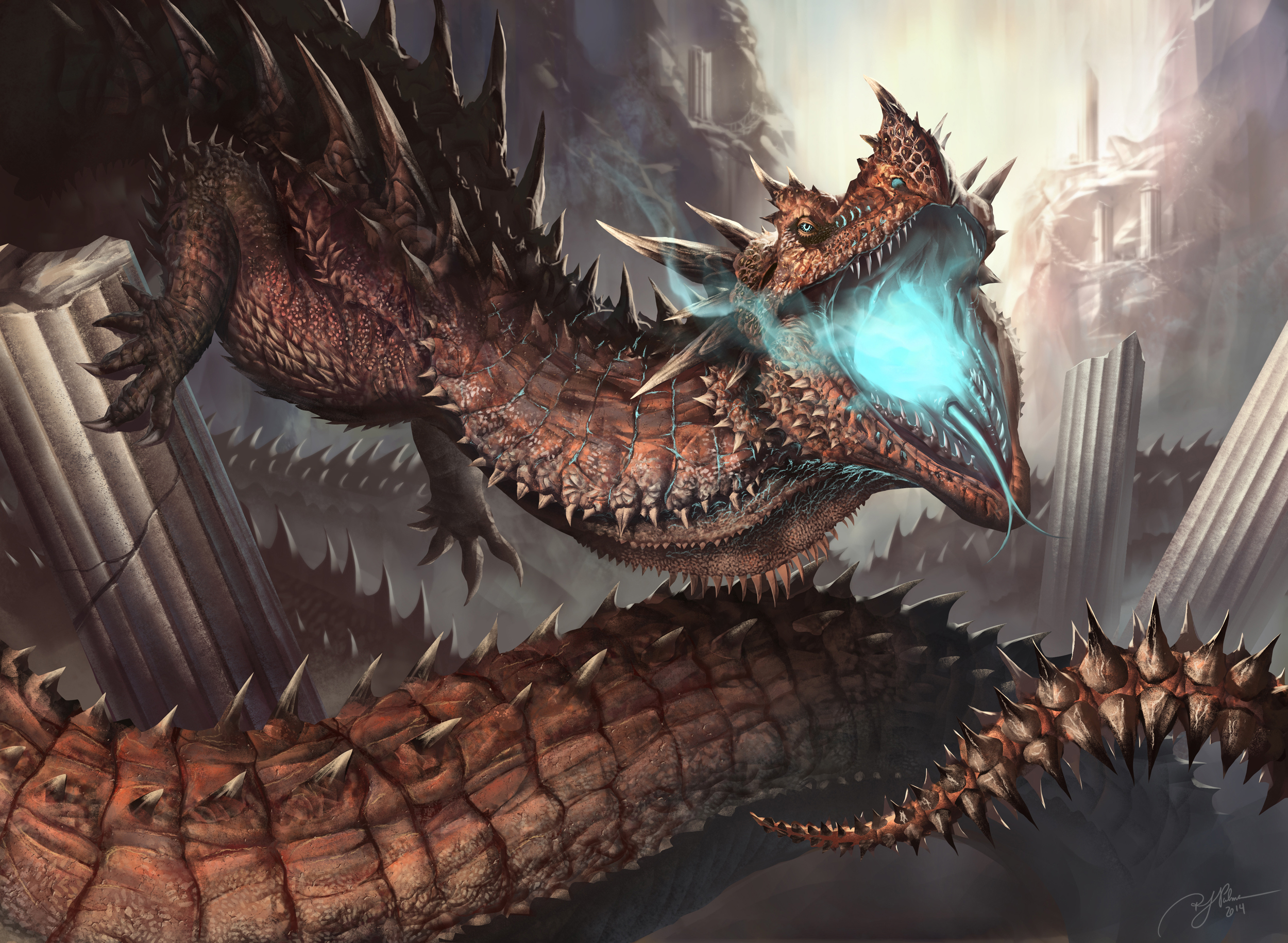 Fantasy Dragon Art by RJ Palmer