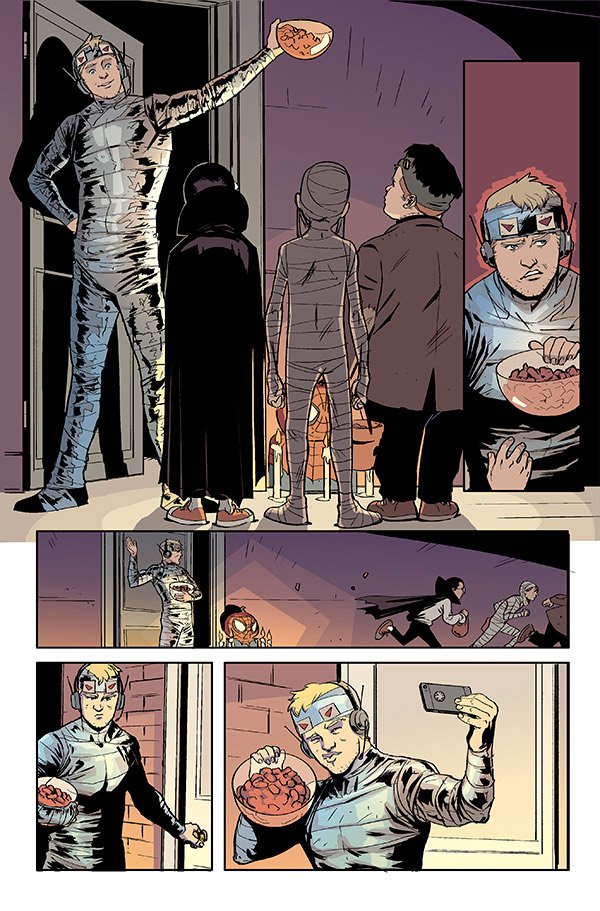 Download Comic Hawkeye Vs Deadpool Art