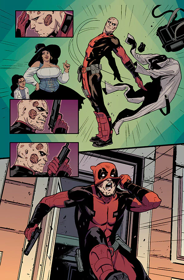 Comic hawkeye vs deadpool Image