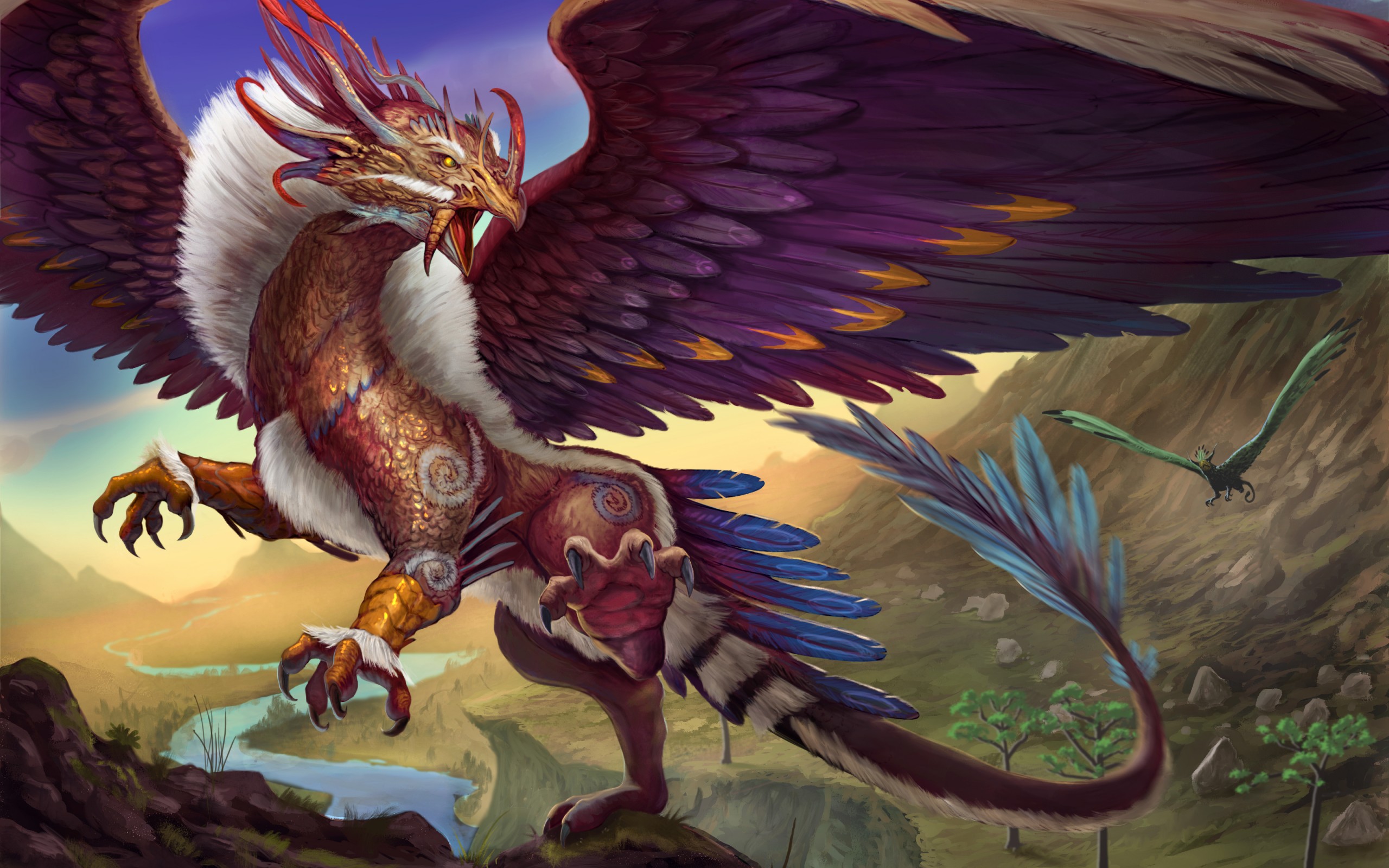 Fantasy Griffin Art by Dave Melvin