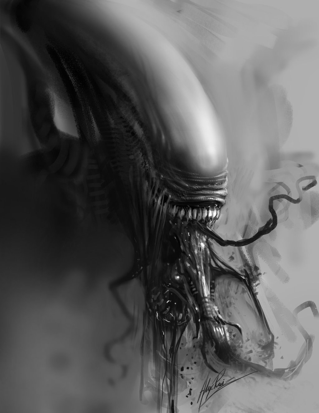 Sci Fi Alien Art