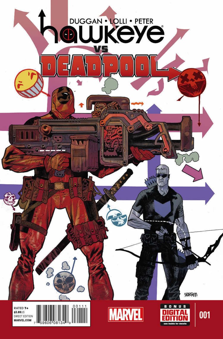 Download Comic Hawkeye Vs Deadpool Art
