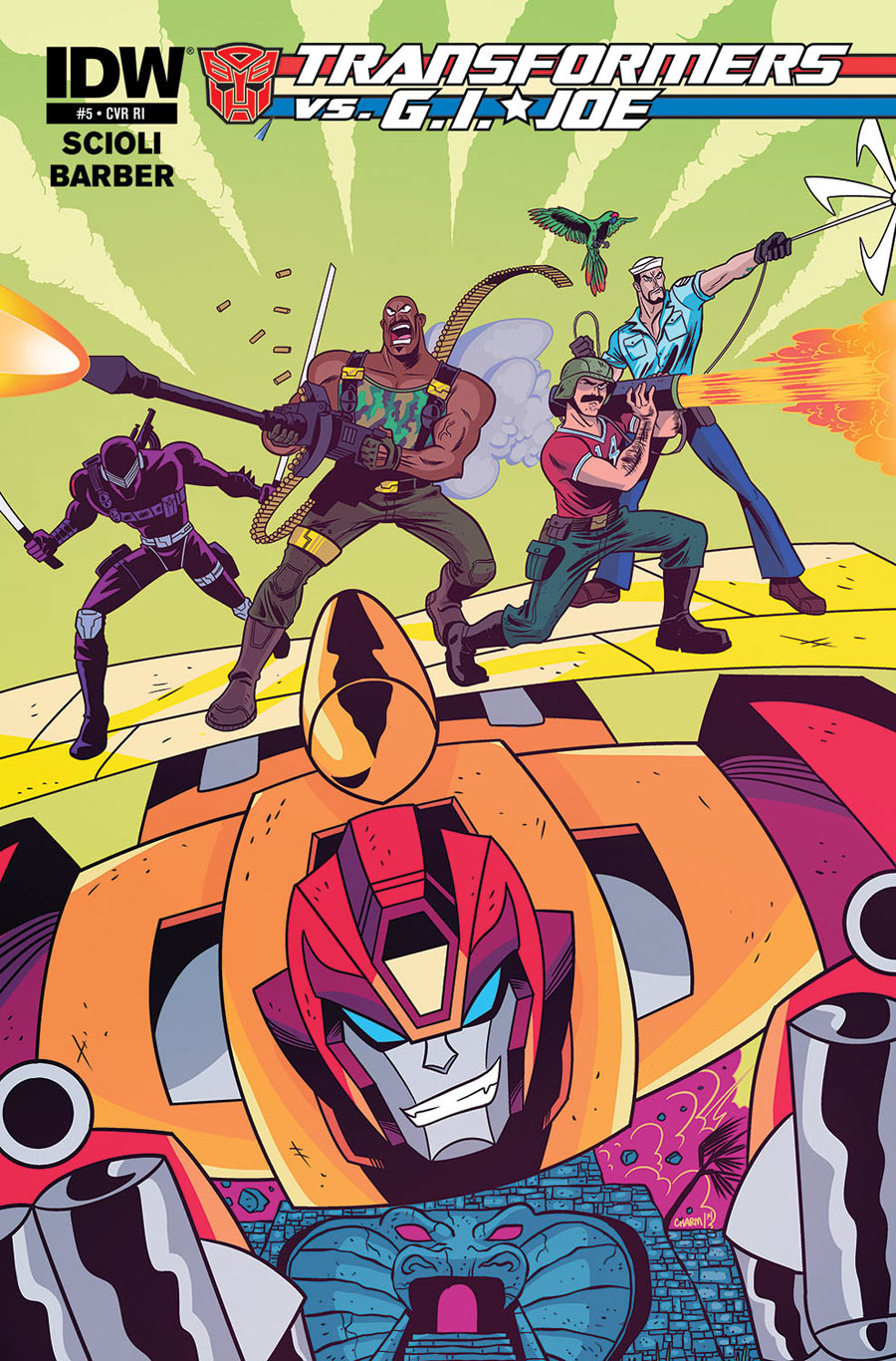 Transformers Vs. G.i. Joe Art