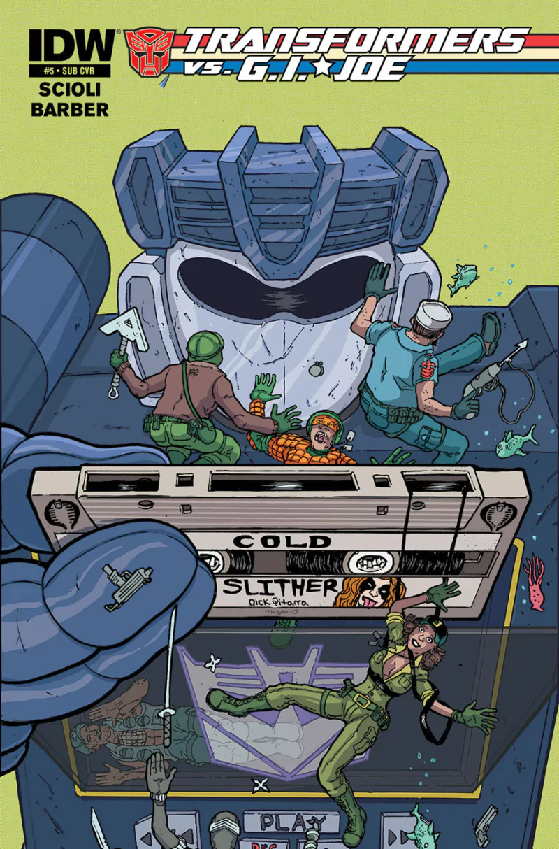 Comic transformers vs. g.i. joe Image