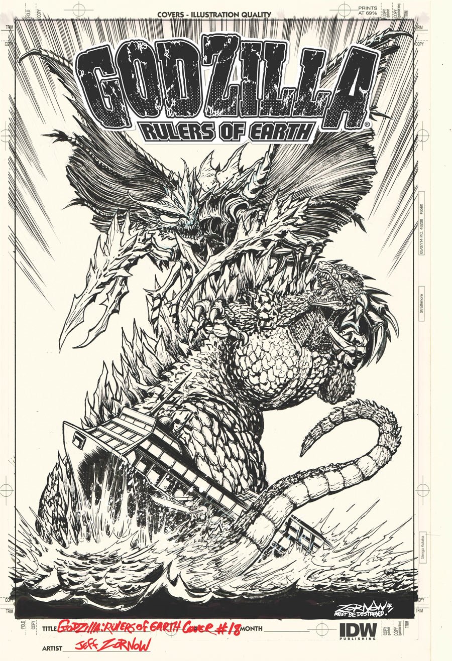 Download Comic Godzilla: Rulers Of Earth Art