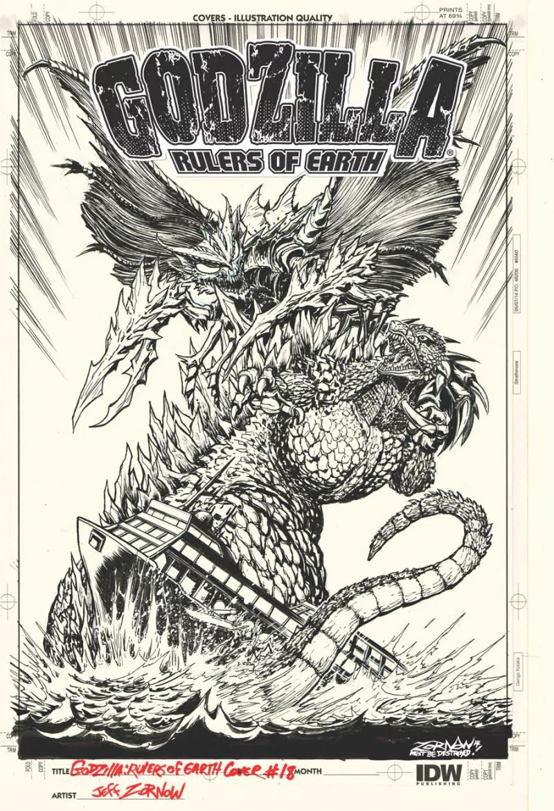 Comic godzilla: rulers of earth Image