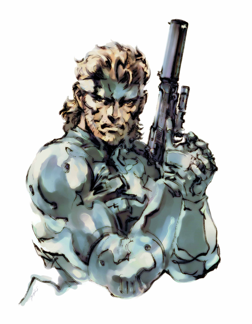 Metal Gear Solid Art by Yoji Shinkawa