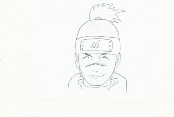 How to Draw Iruka Umino, Naruto