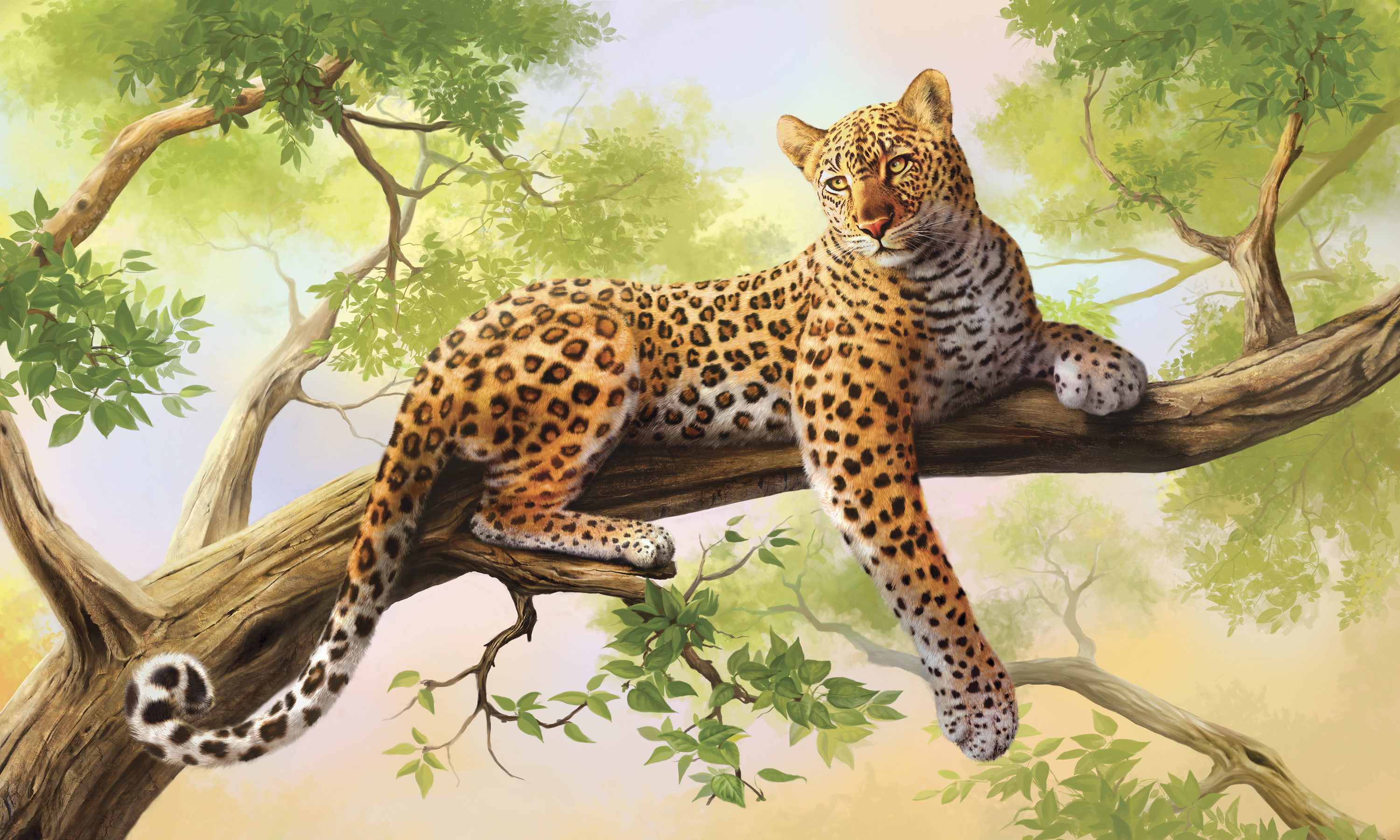 Leopard Art by Keven Beyit