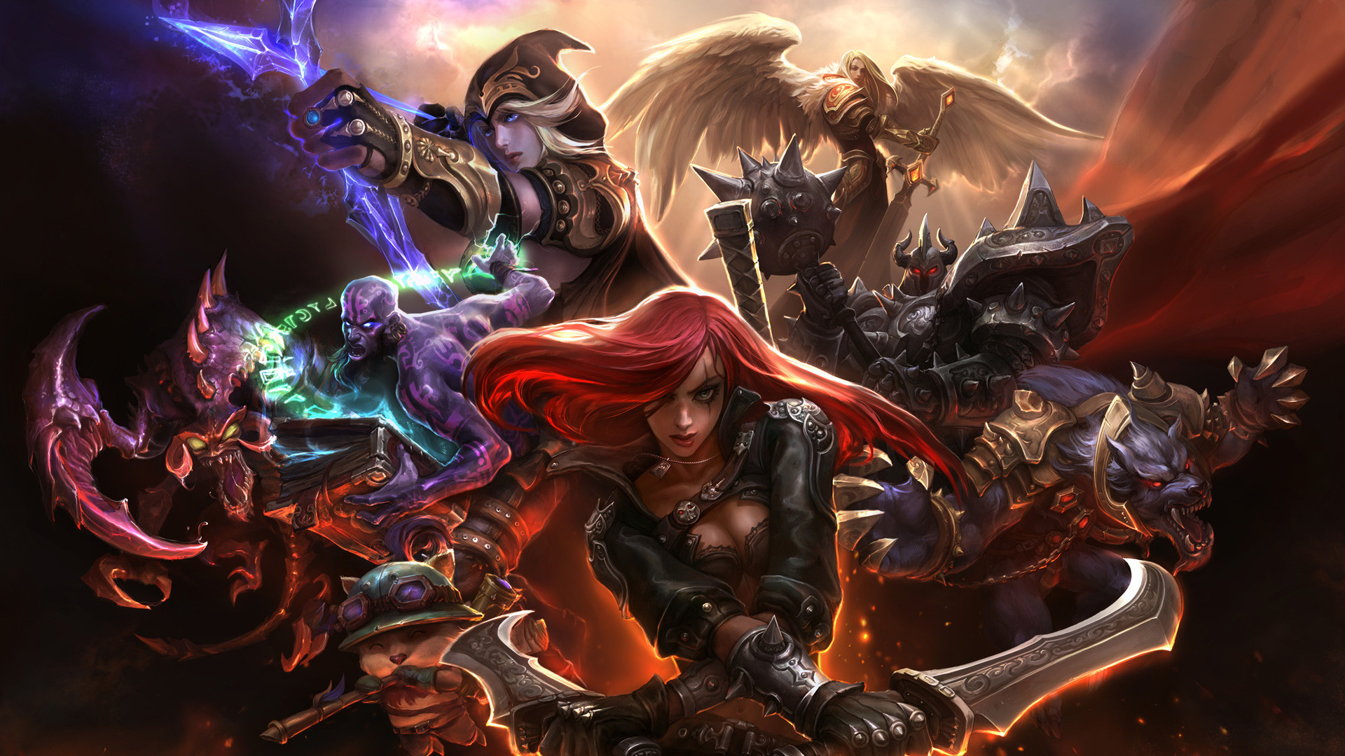 Team Katarina League of Legends Wallpaper