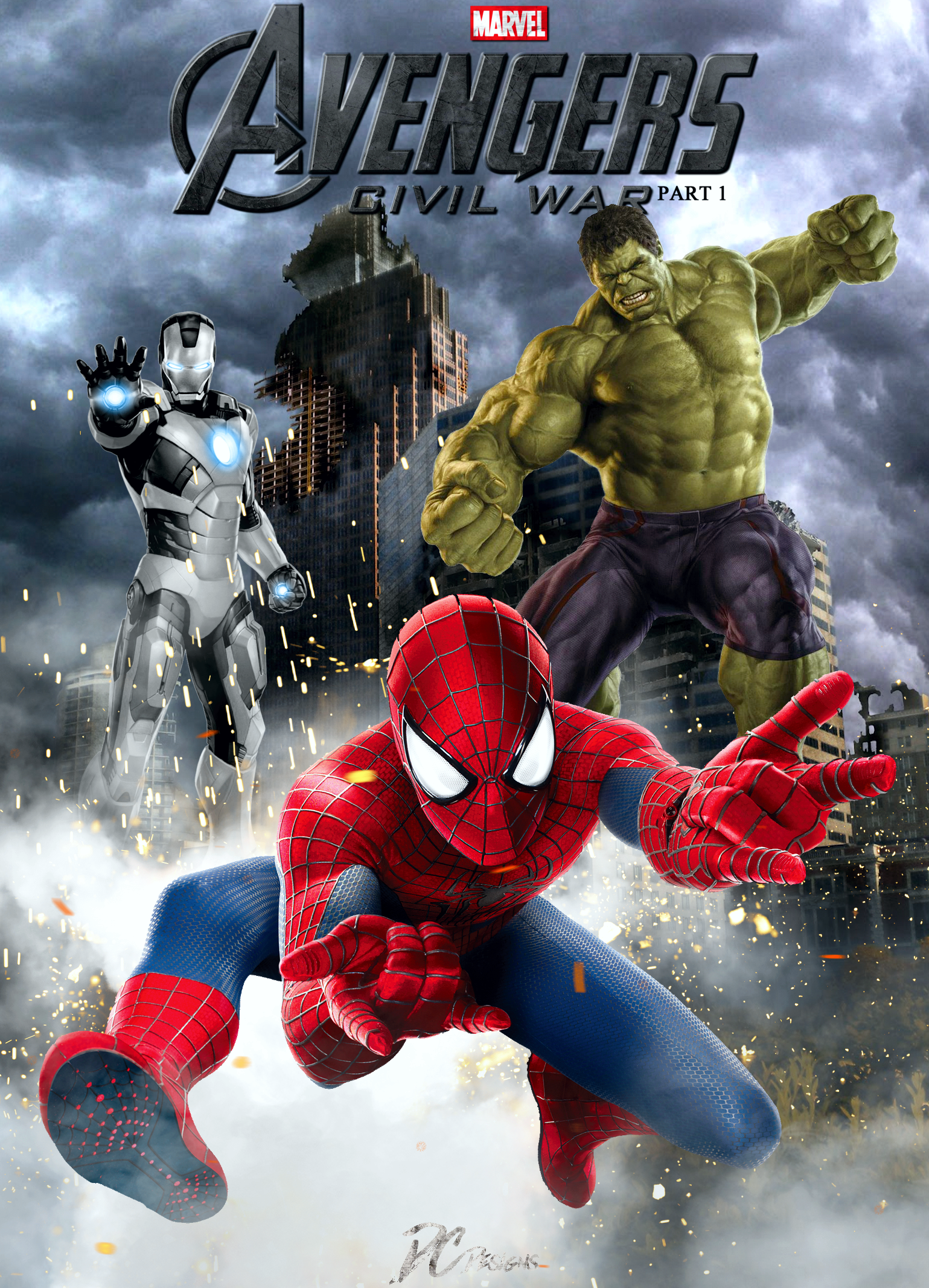 Avengers Civil War by DC-Designs