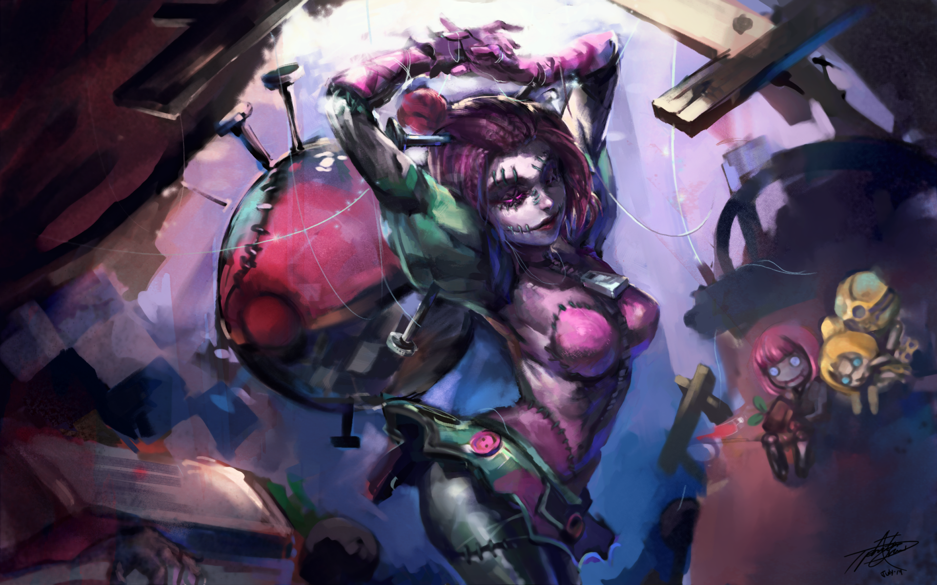 Download Video Game League Of Legends Orianna (League Of Legends) Art