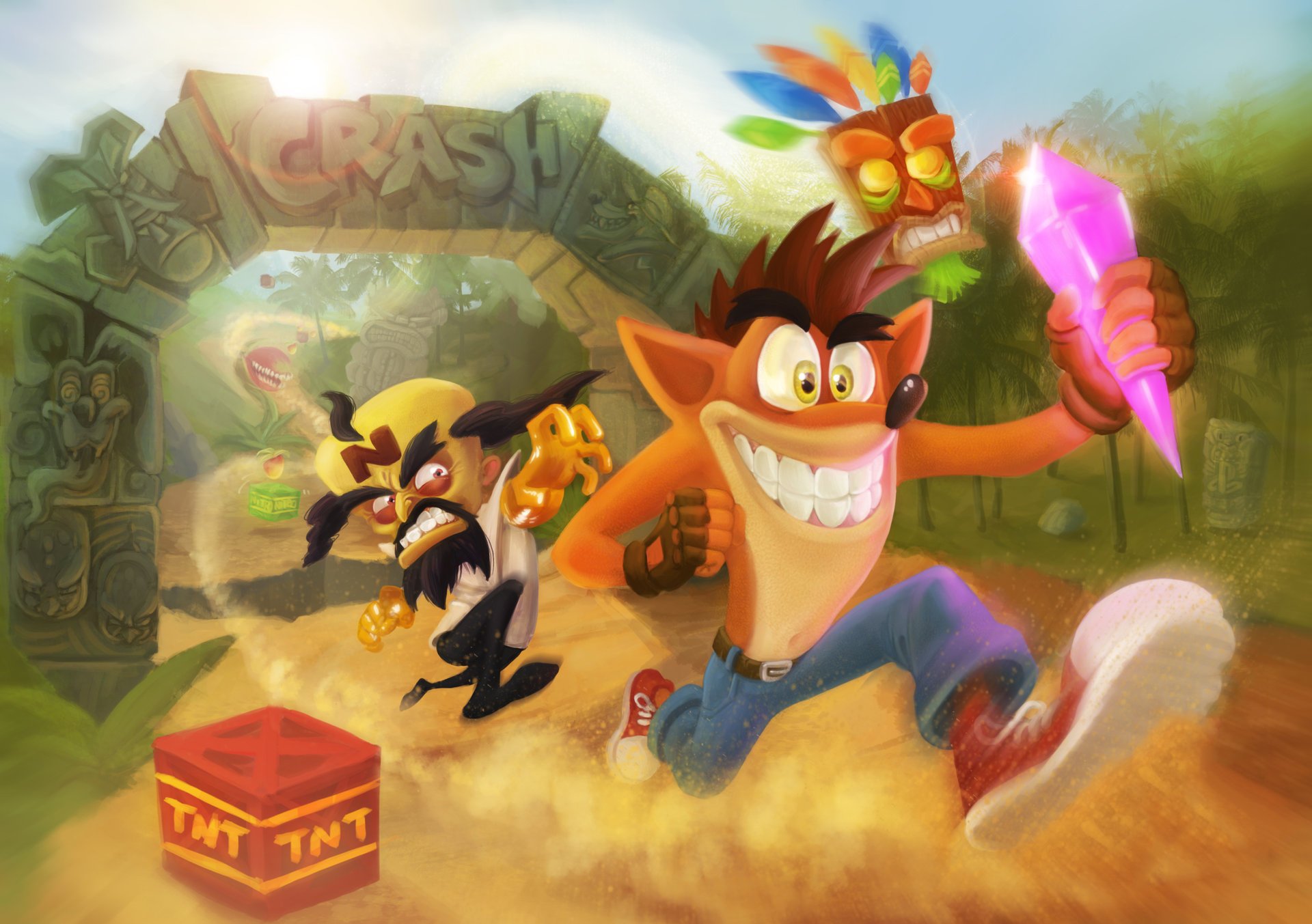 Download Video Game Crash Bandicoot Art