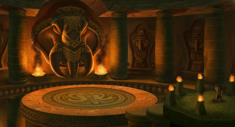  Crash Bandicoot Temple of the Elephant