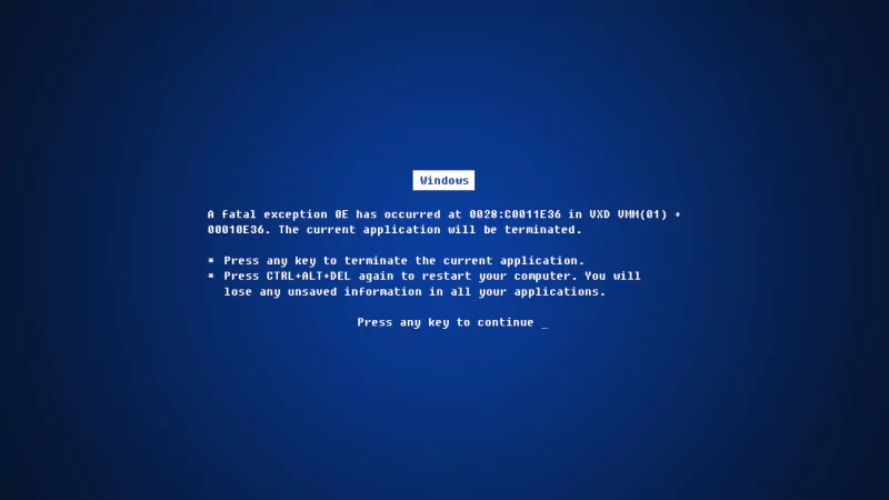 Blue Screen - Desktop Wallpapers, Phone Wallpaper, PFP, Gifs, and More!