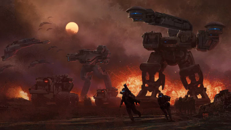 Sci Fi war Image