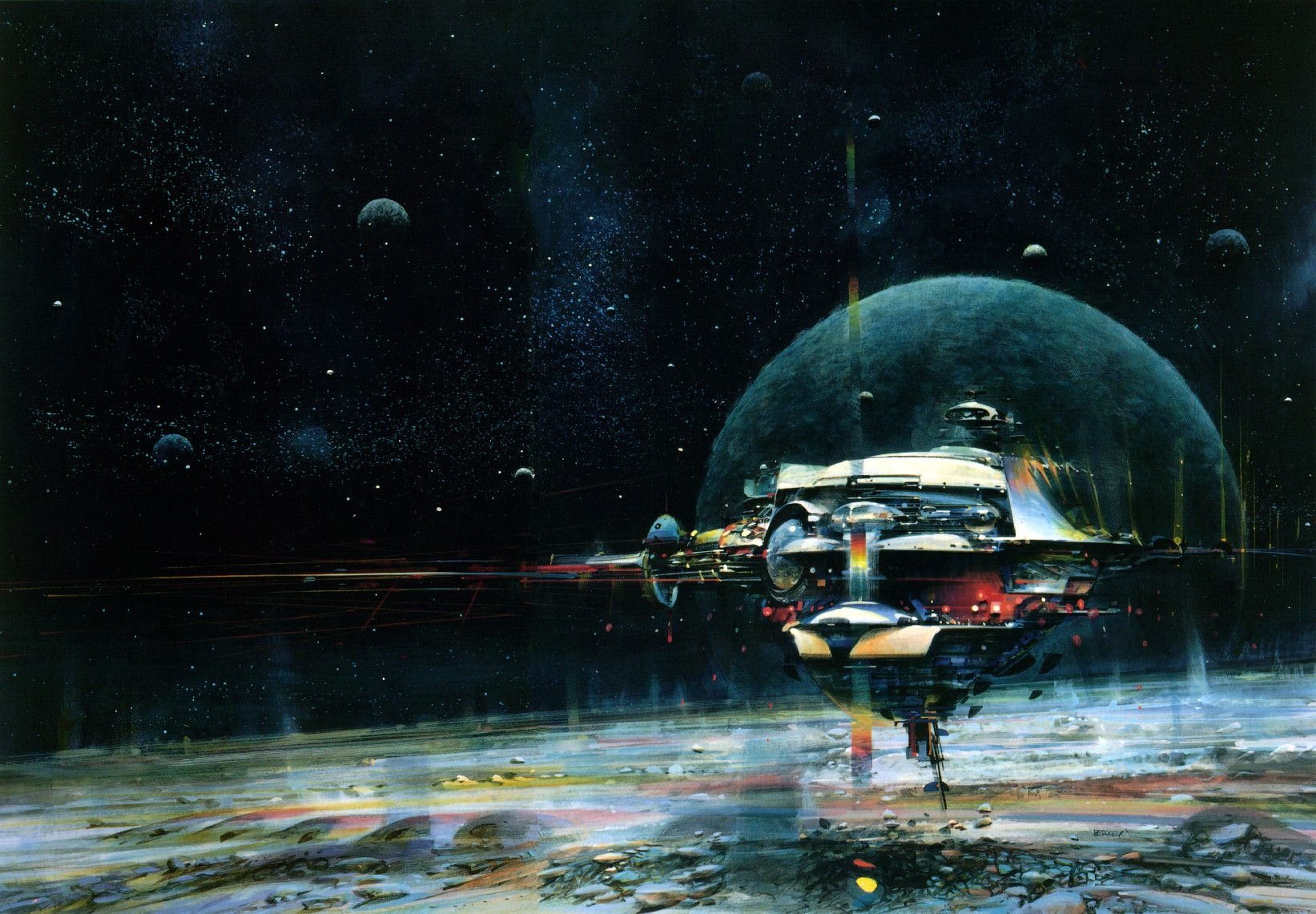 Download Sci Fi Spaceport Art