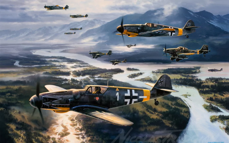 military Messerschmitt Bf 109 Image