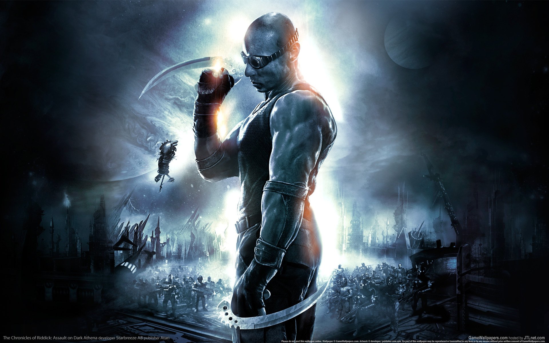 Download Video Game The Chronicles Of Riddick: Assault On Dark Athena Art