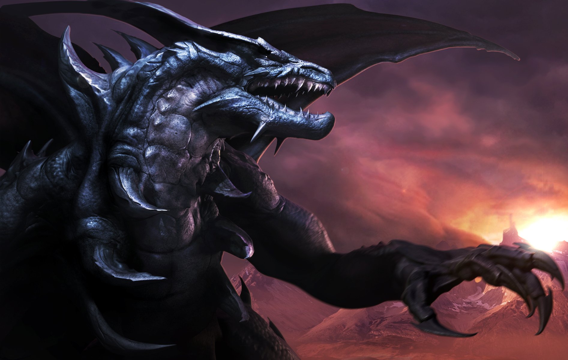Download Fantasy Dragon Black Dragon Art