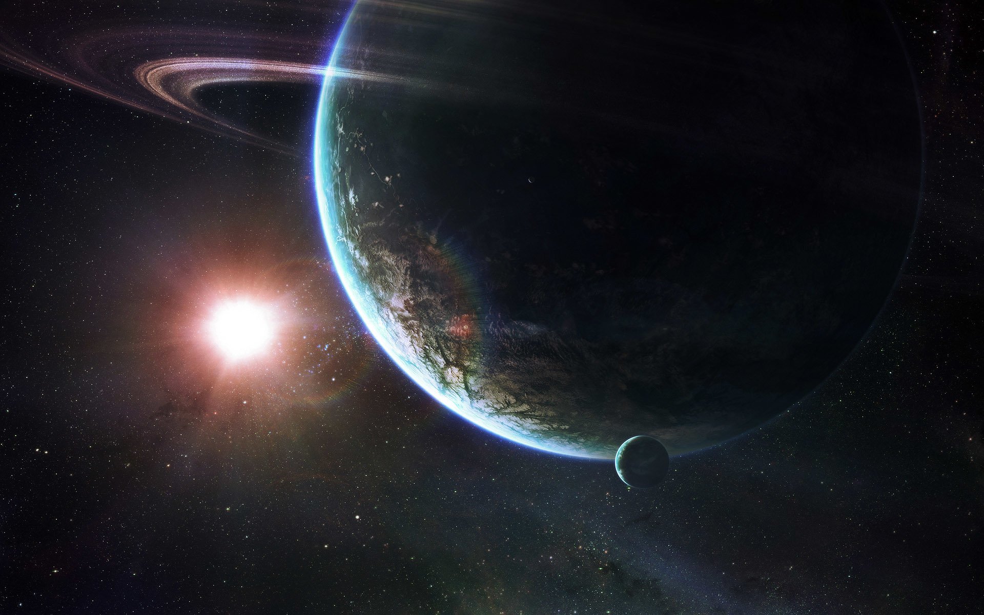 Download Sci Fi Planetary Ring Art