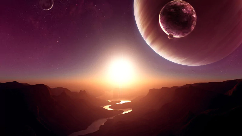 Sci Fi sunrise Image