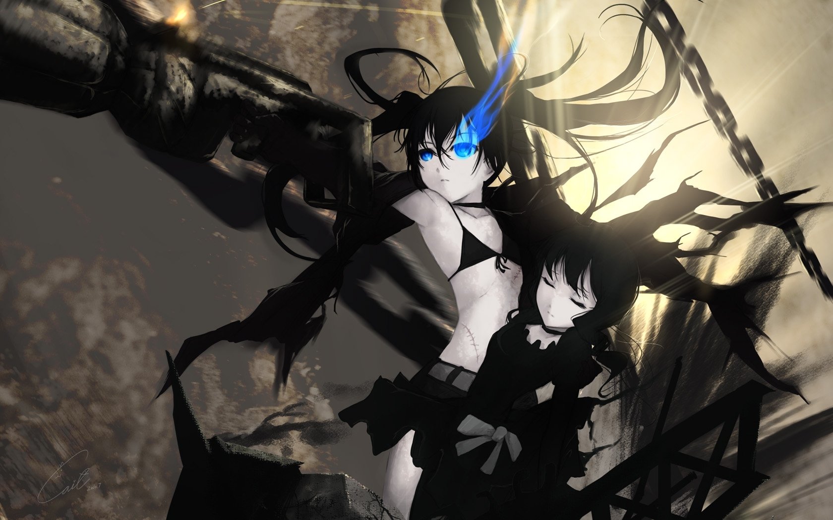 Download Anime Black Rock Shooter Art