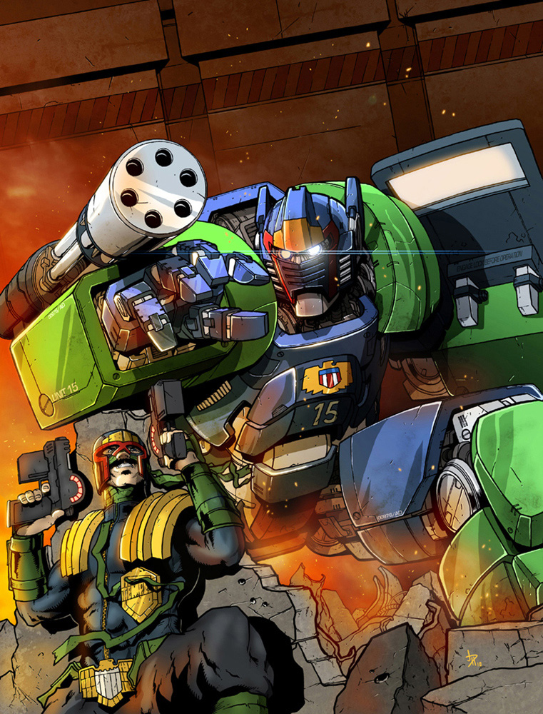 Judge Dredd Art