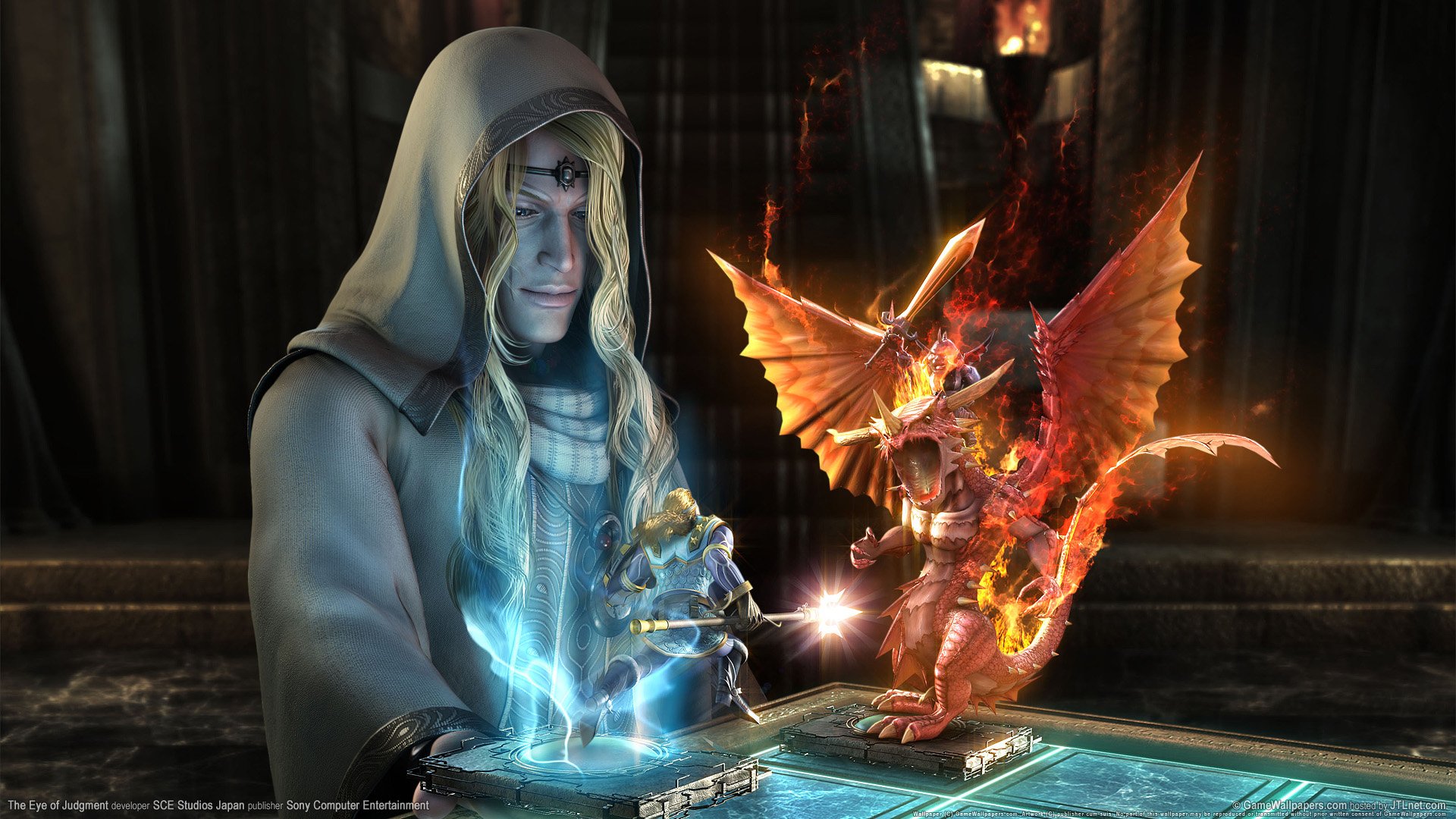 Download Video Game The Eye Of Judgement Wizard Dragon Magic Art