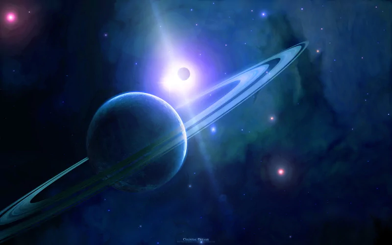Sci Fi planetary ring Image