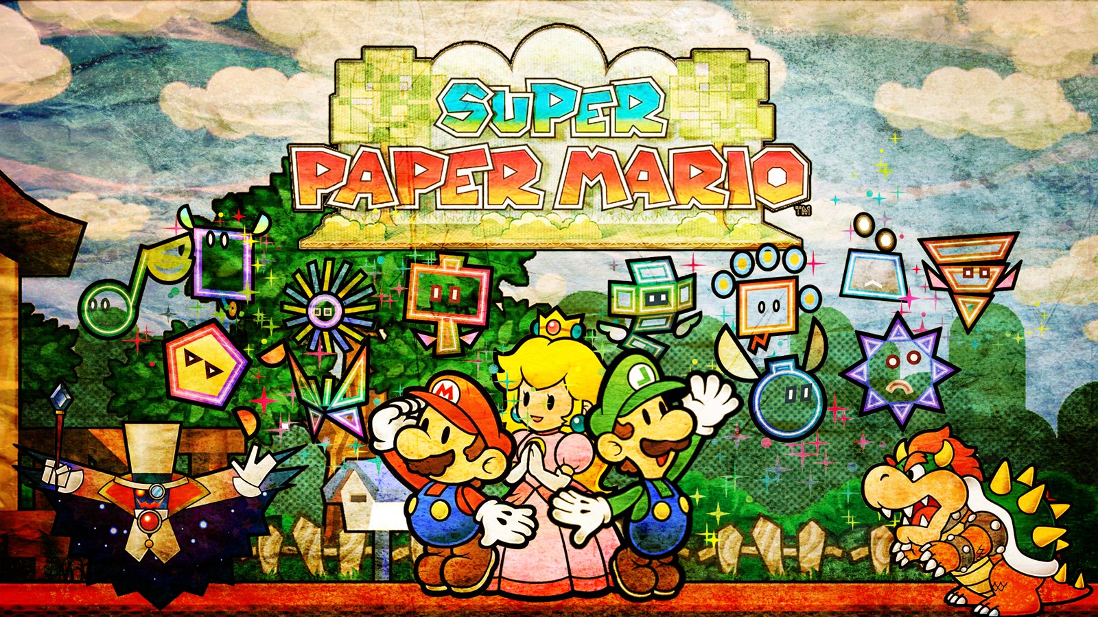 Download Video Game Super Paper Mario Art