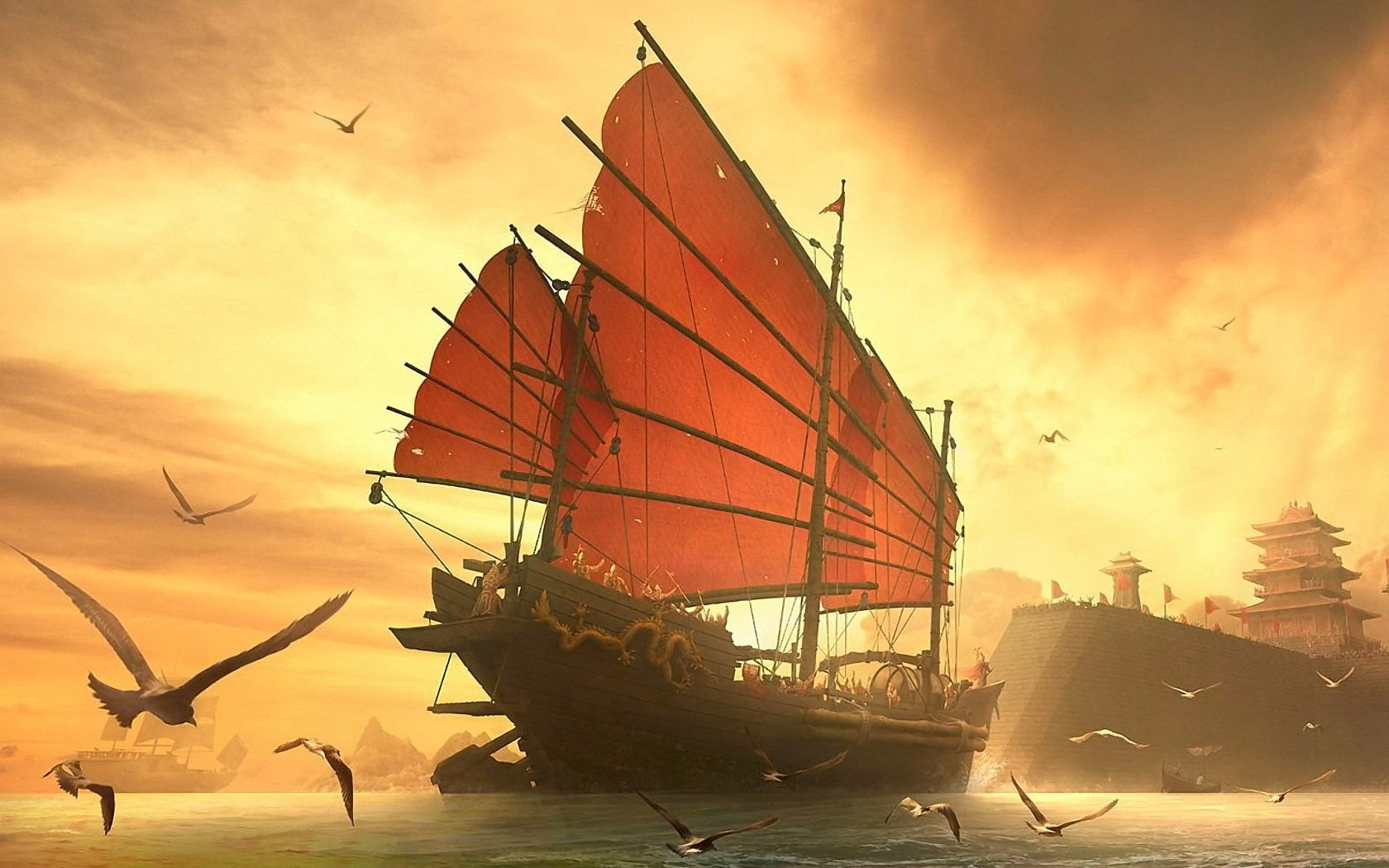 Download Fantasy Ship Art