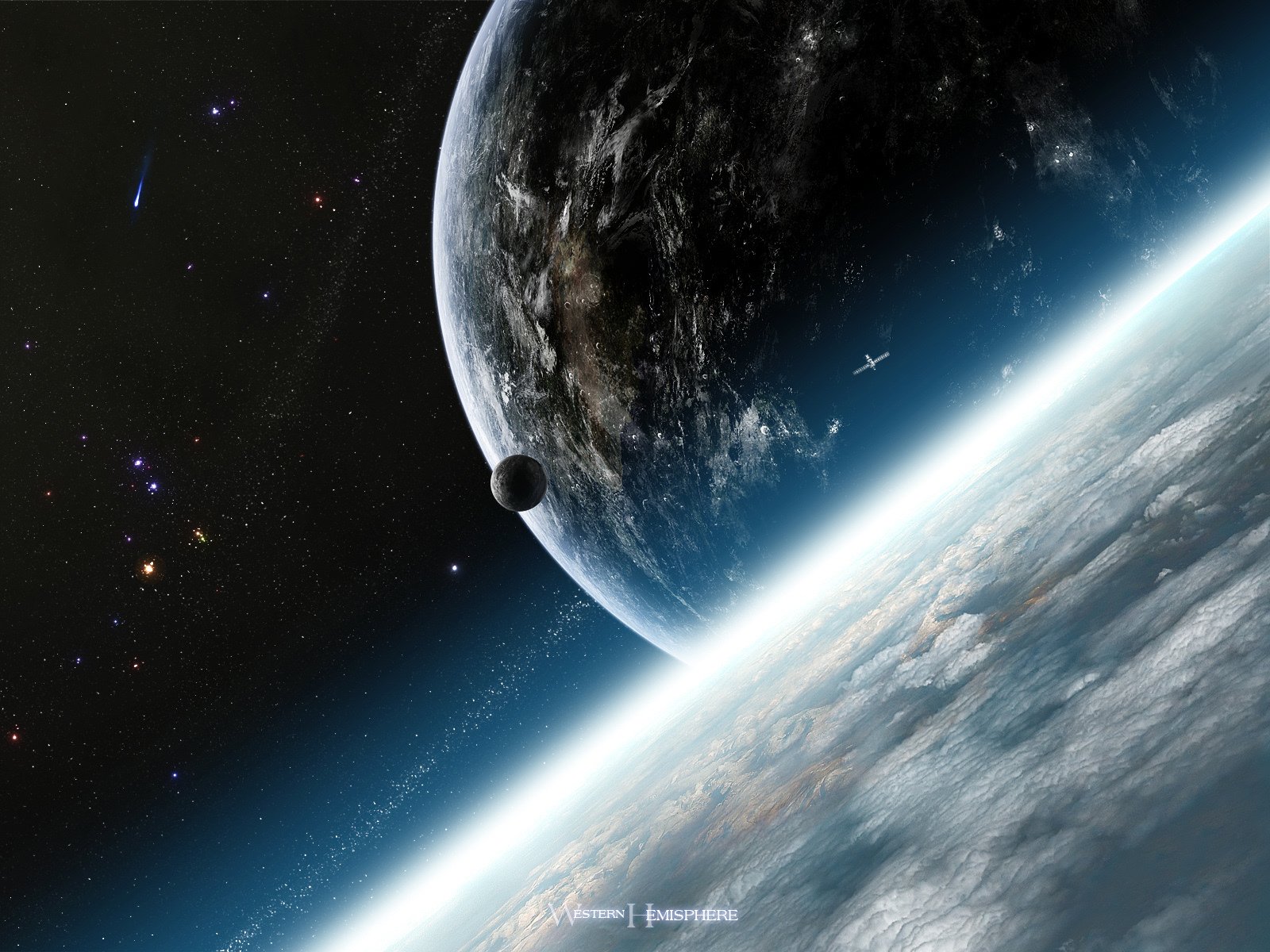 Download Sci Fi Planet Rise Art