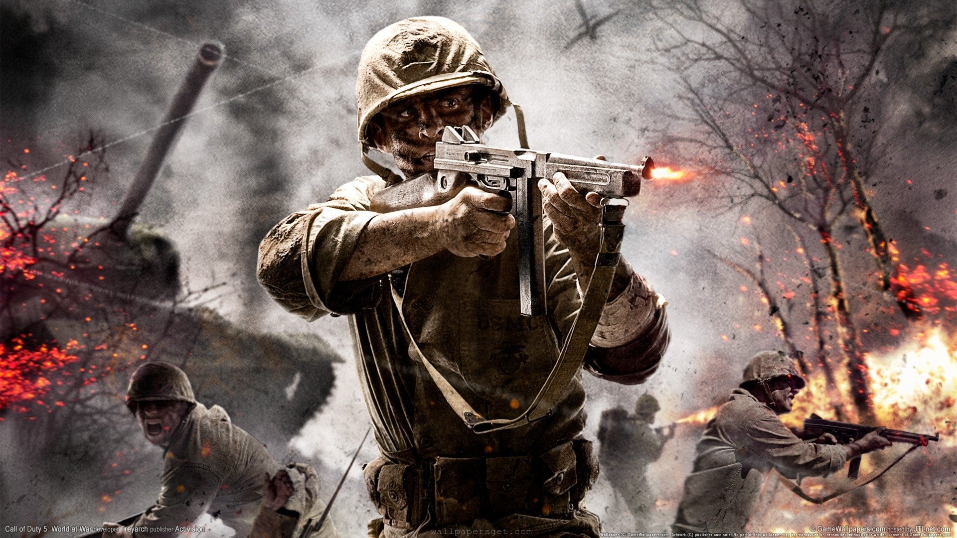 Download Video Game Call Of Duty: World At War Art, image size:1920x1080