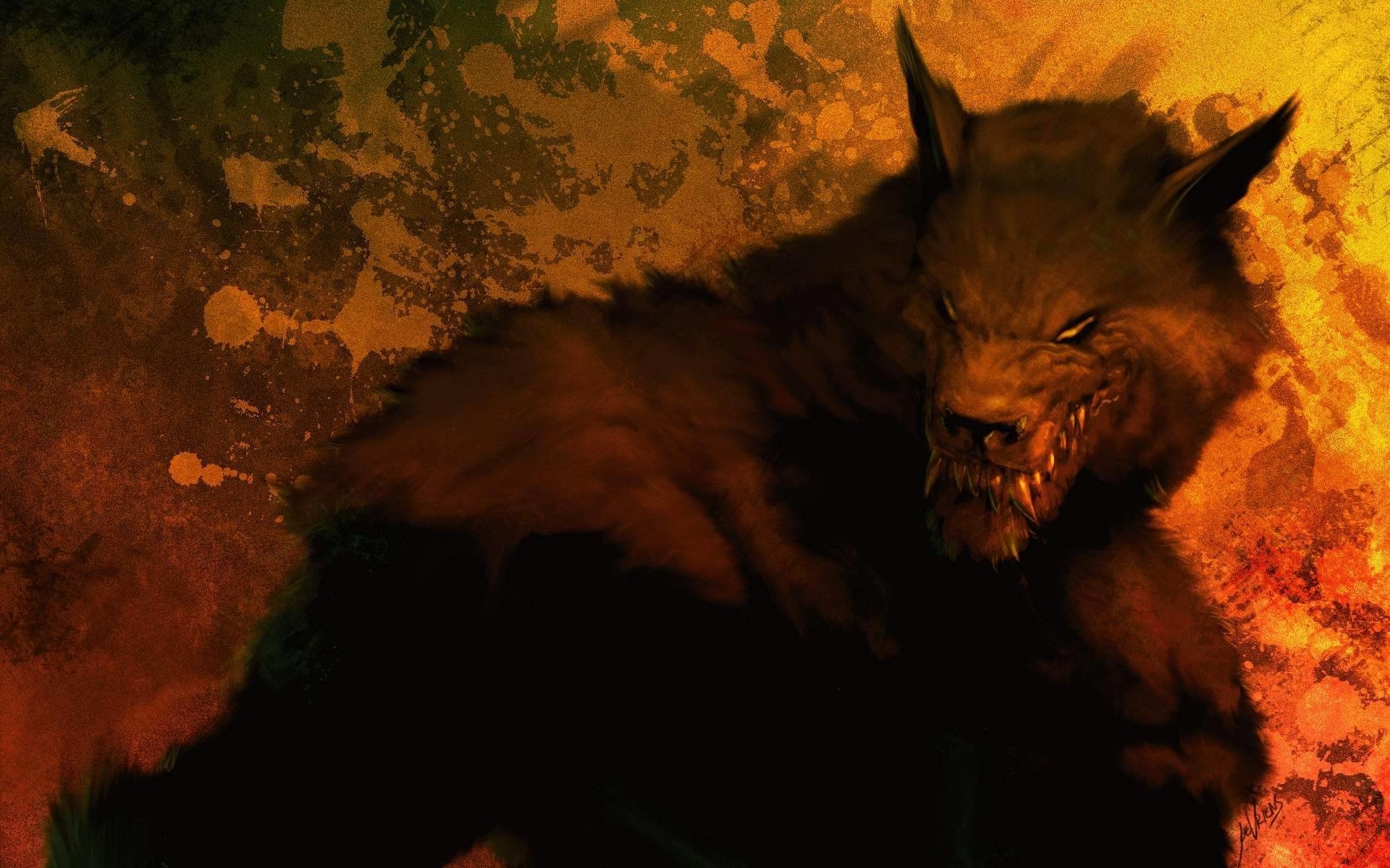 Download Dark Werewolf Art