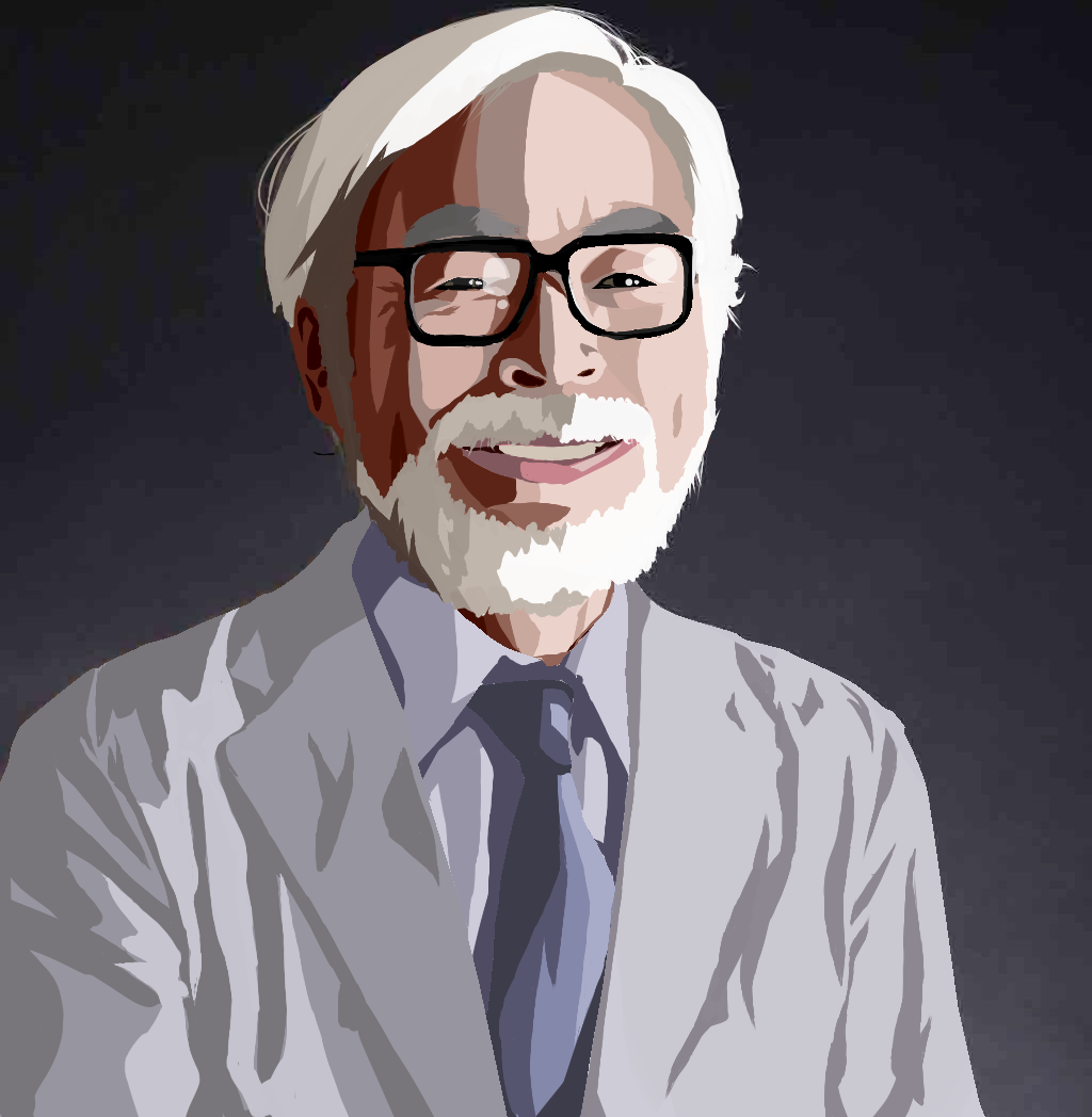 Download Celebrity Hayao Miyazaki Portrait Animation Filmmaker Art