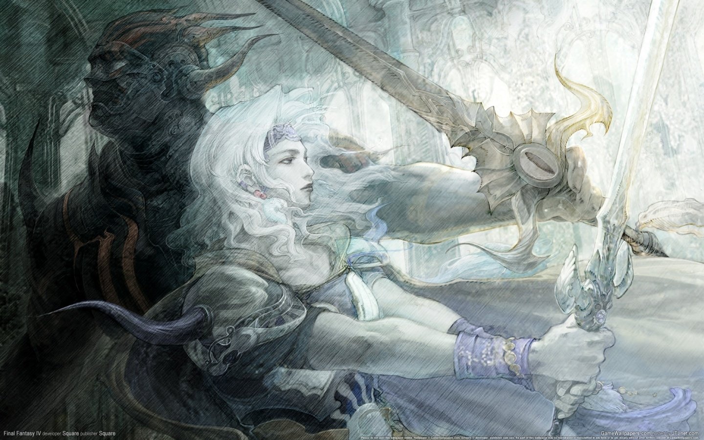 Download Video Game Final Fantasy IV Art