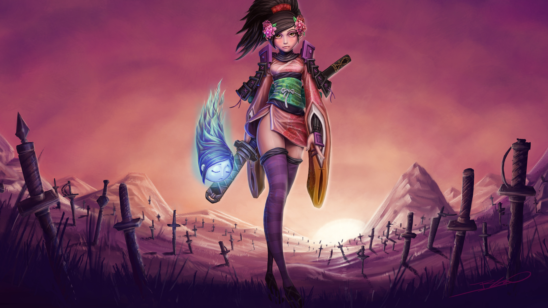 Muramasa: The Demon Blade Art by Shigatake