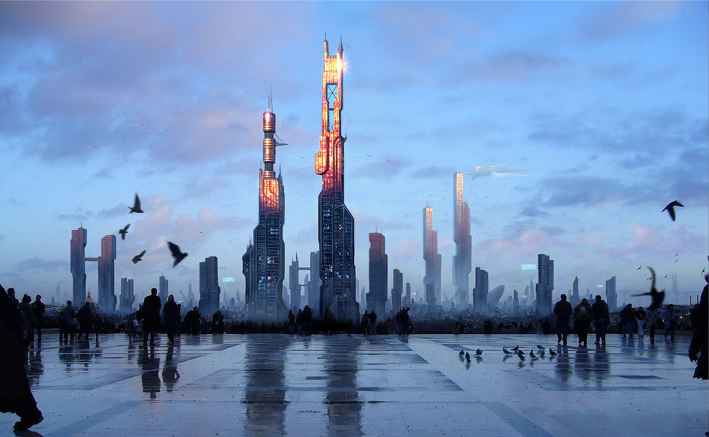 Sci Fi City Art 3531