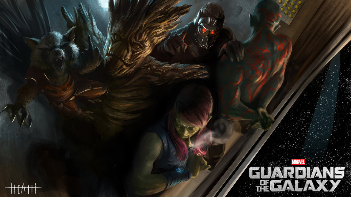 Guardians of the Galaxy Art by Alex Heath