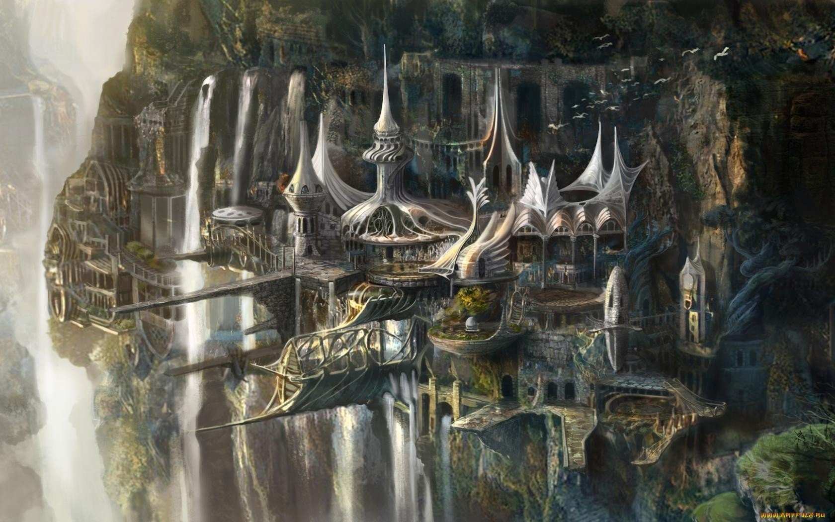 Download Fantasy City Art