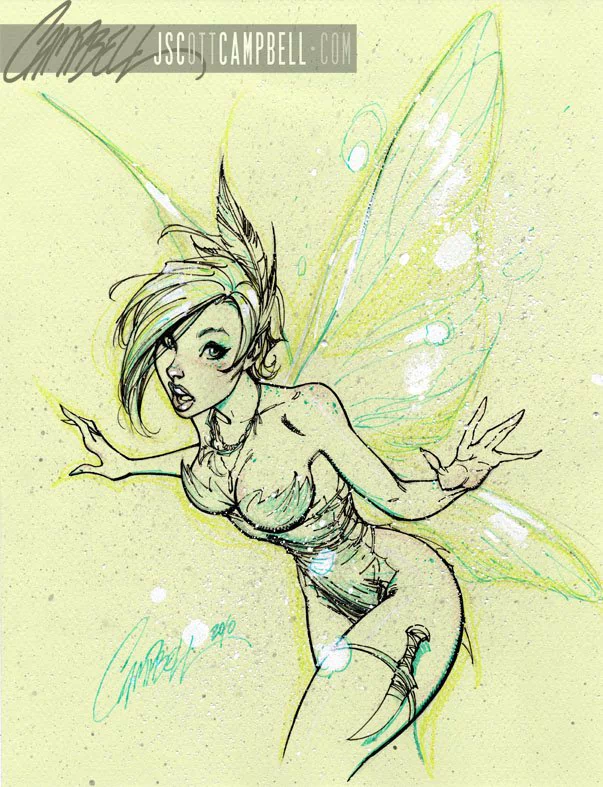Comic Tinker Bell Image