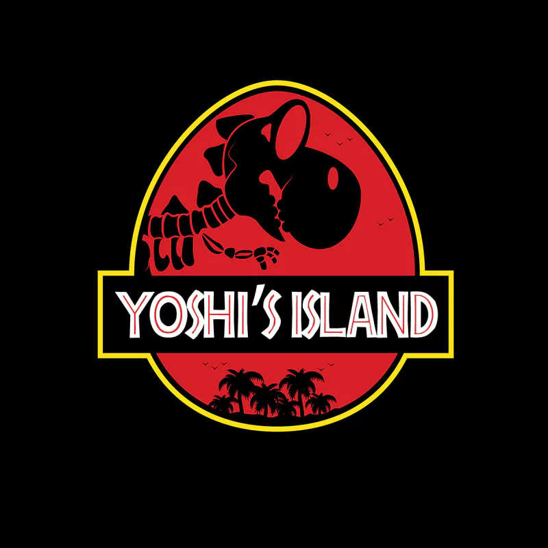  Jurassic Park - Yoshi's Island Style