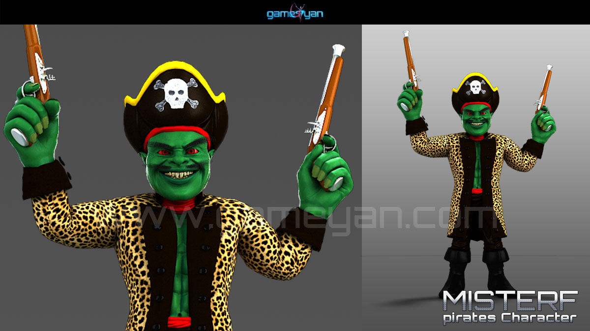Misterf Pirate Character Animation  by GameYan Studio