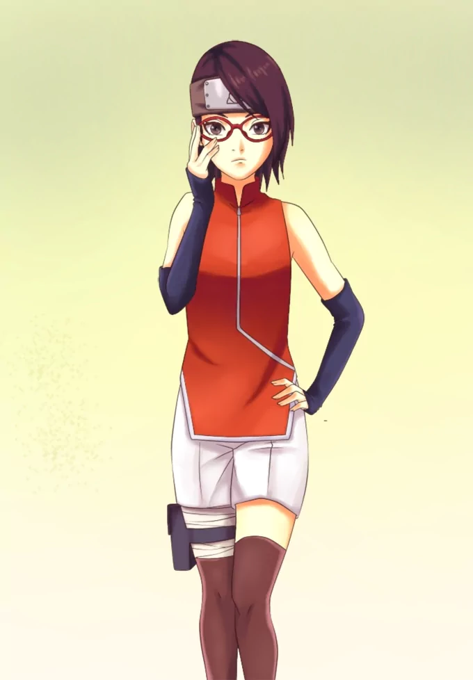  Uchiha Sarada by loana24