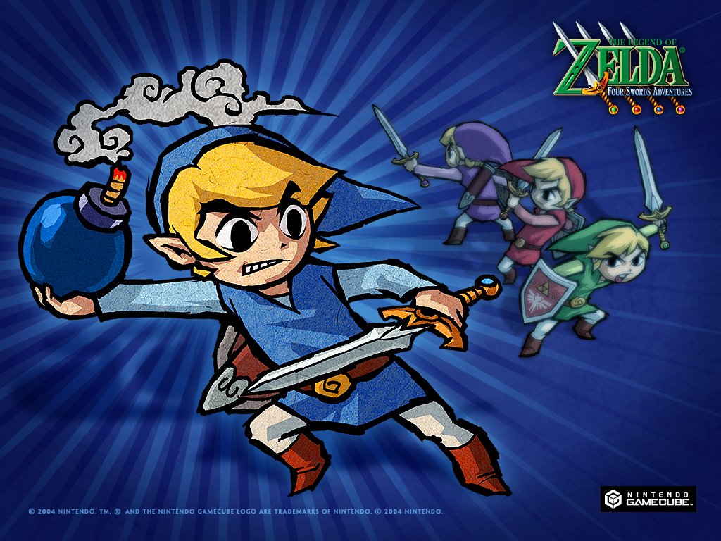 Download Video Game The Legend Of Zelda: Four Swords Adventures Art
