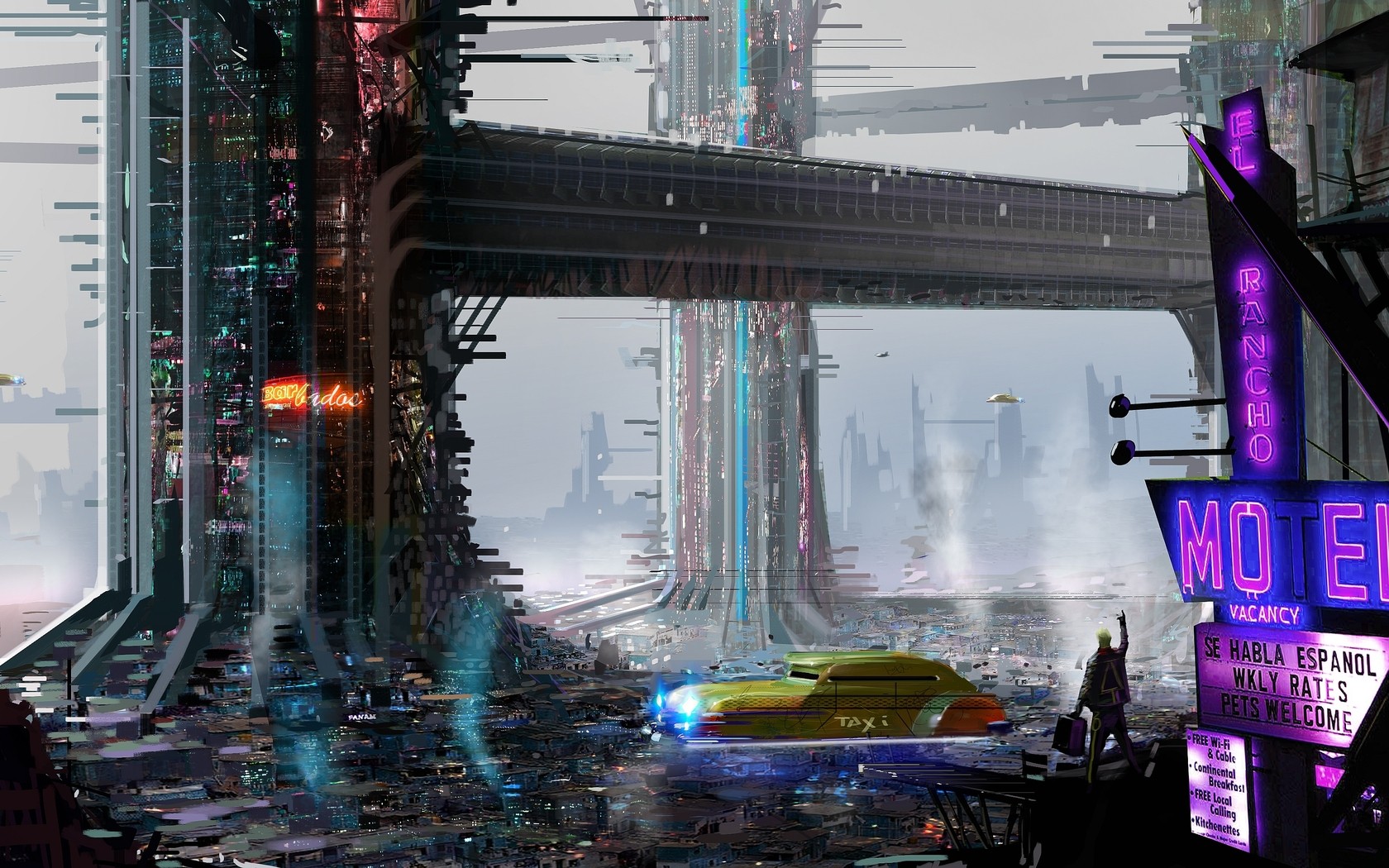 Sci Fi City Art